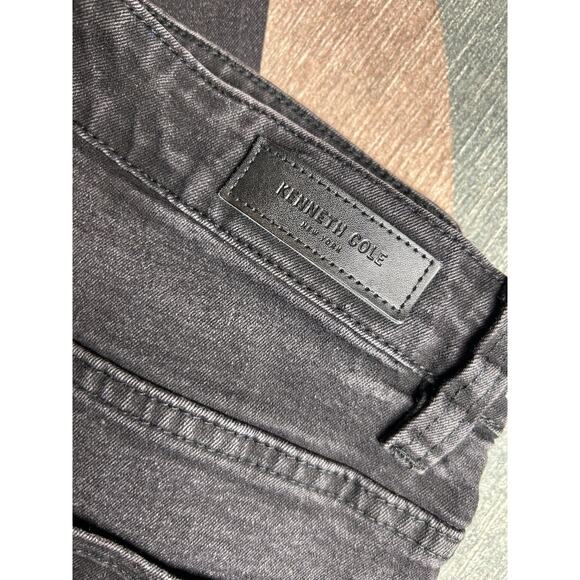 Kenneth Cole Reaction Women’s Slim Fit Stretch Jeans 28x30 Black Denim Mid Rise - Picture 4 of 10